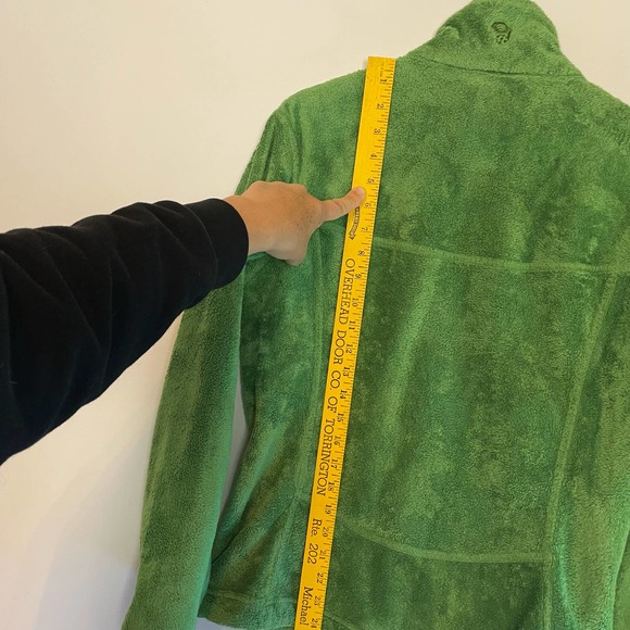 Mountain Hard Wear Hardware Green Sherpa Fleece Full Zip Jacket Sweater Medium - Picture 9 of 11